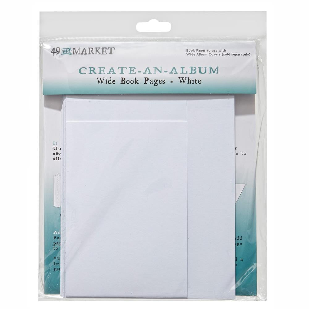 49 and Market Create An Album White Wide Book Pages